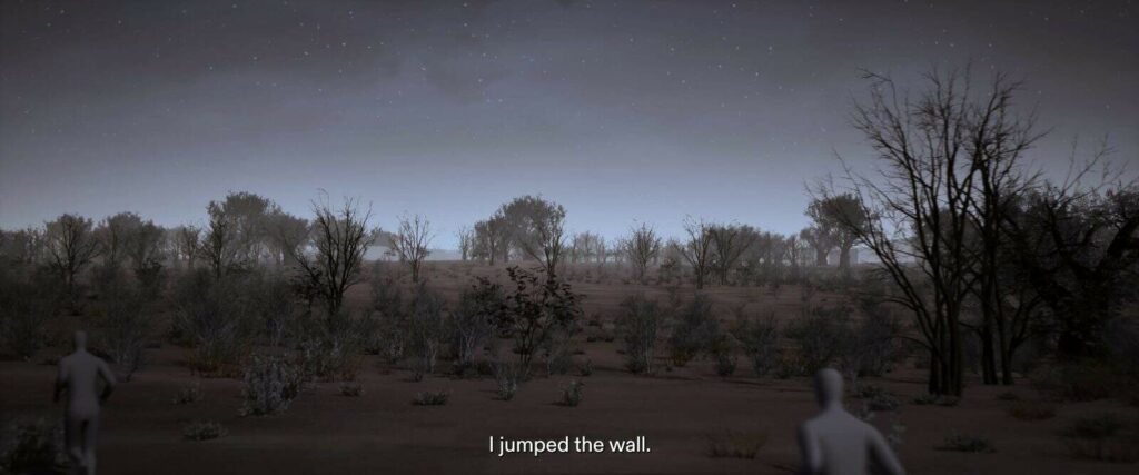 At night, Martin successfully escaped Ain Zara, running with other detainees far from the detention centre.