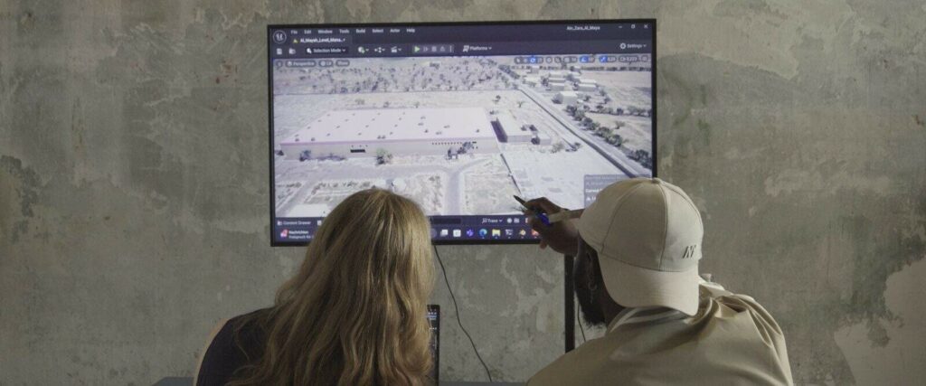 Modelling with Stephane his experiences of Al Mayah detention centre.